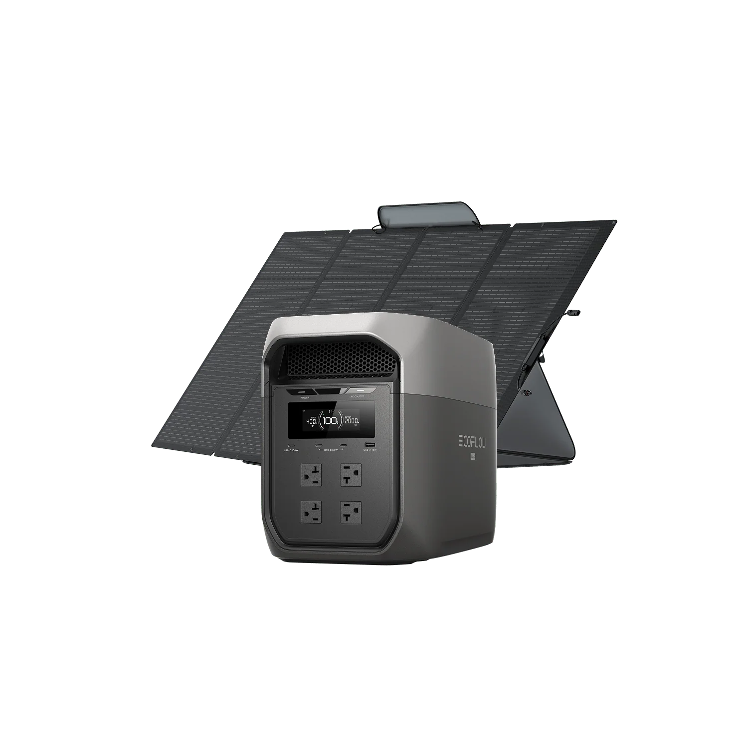 EcoFlow DELTA 3 Max (2048Wh)+ 400W Solar Panel - Flash Sale - Image 2