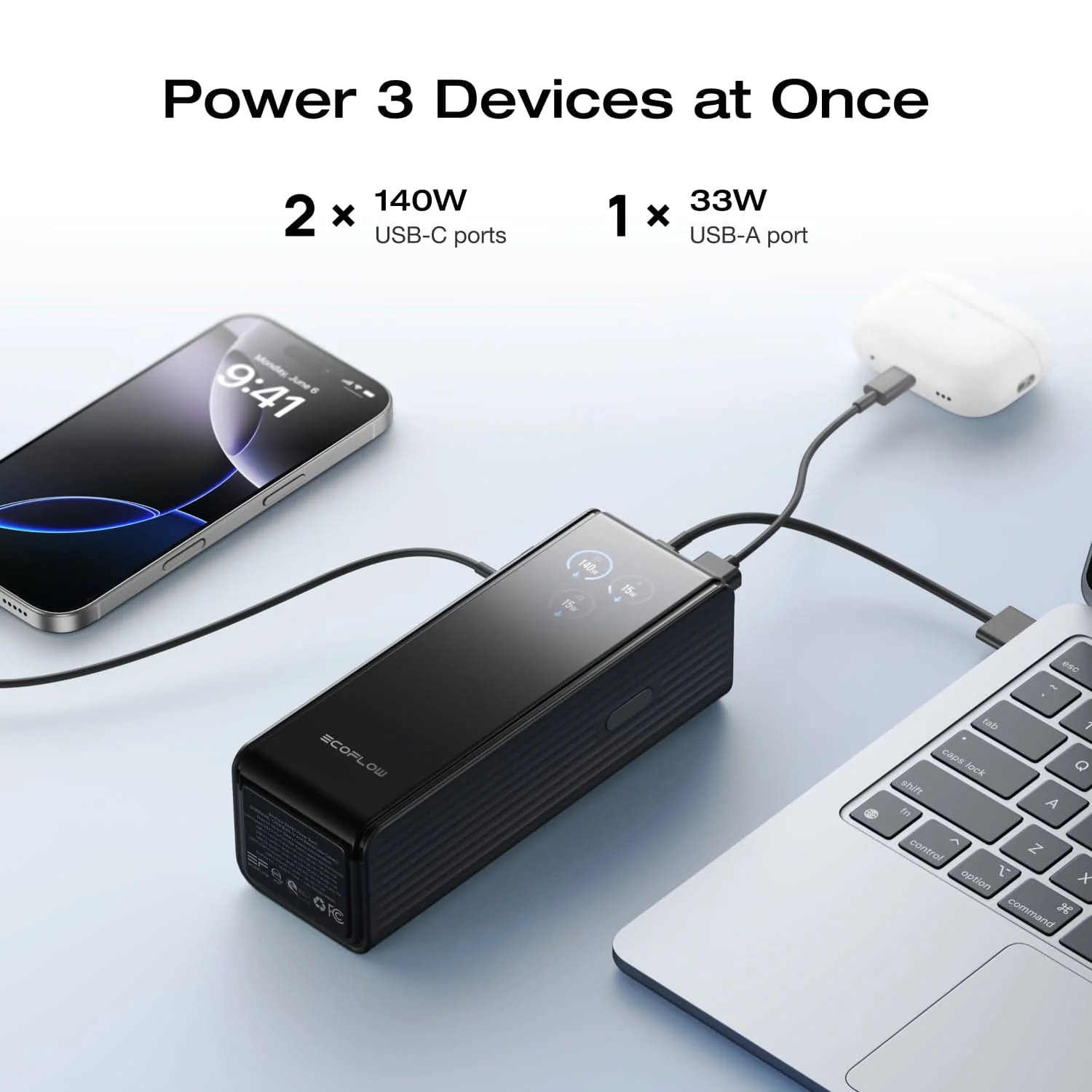 EcoFlow RAPID Power Bank (25,000mAh, 170W) + 140W Charger + 240W Cable - Image 6