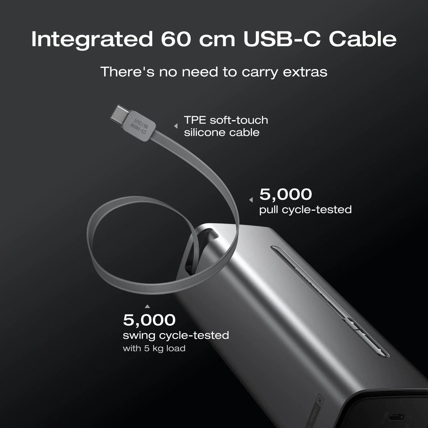 EcoFlow RAPID Pro Power Bank (27,650mAh, 300W, 140W Built-in Cable) - Image 5