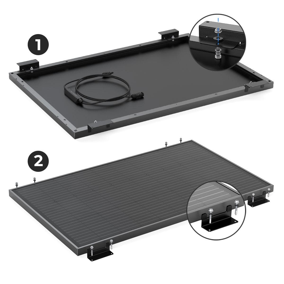 EcoFlow Rigid Solar Panel Mounting Feet - Image 2